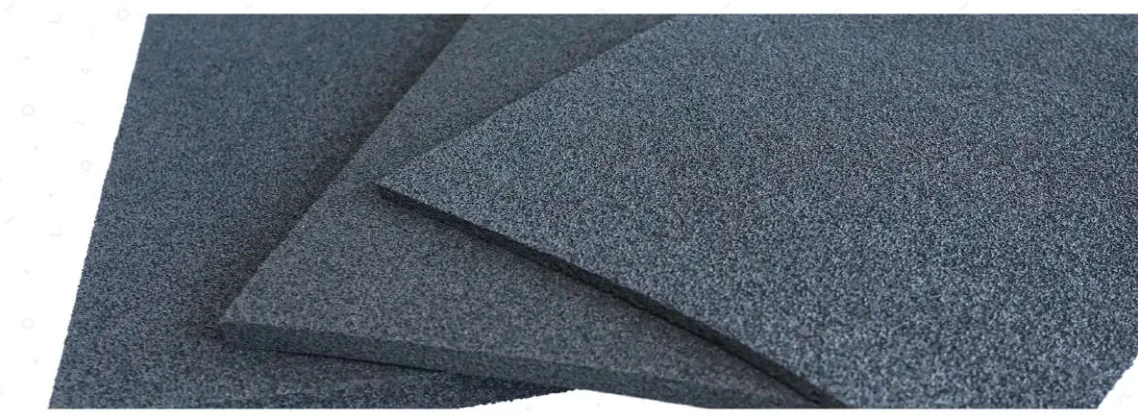  Lastra di gomma espansa EPDM a cella aperta — densità 80±10 kg/m³, spessore 2-60 mm, larghezza 1000-1500 mm
